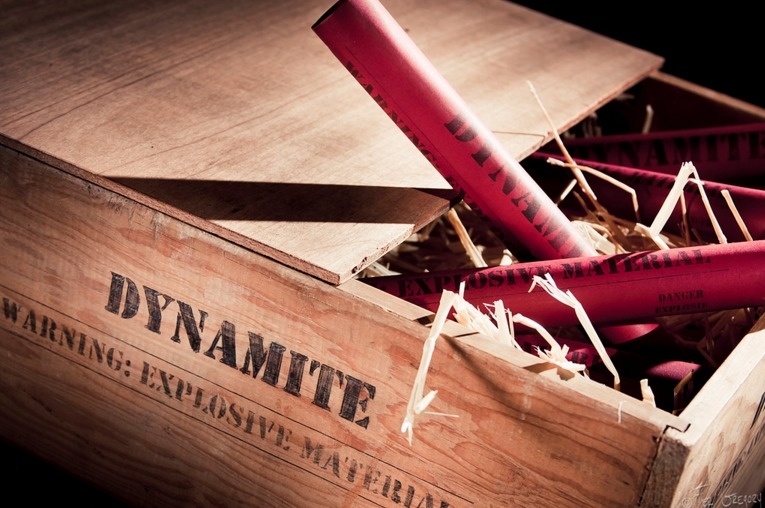 Peanuts are one ingredient in dynamite.