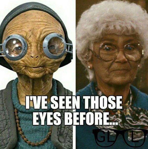 star wars memes - I'Ve Seen Those Eyes Before.
