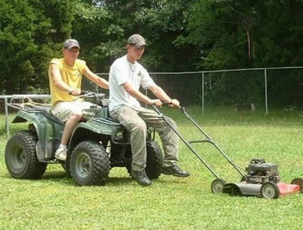 How to mow your lawn with ease.