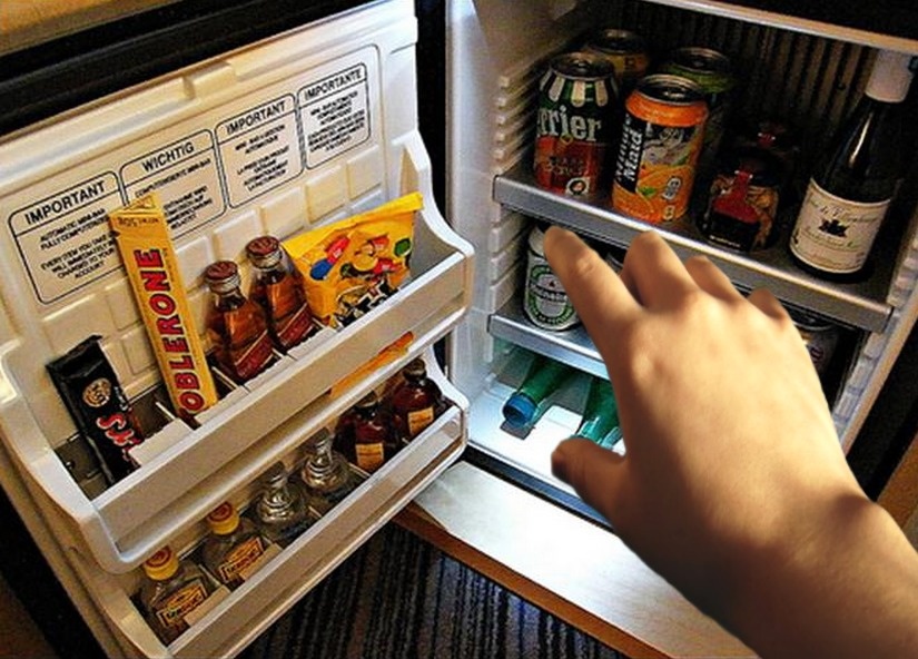 A study done at New York University's hospitality school found that "restocking fees" from the minibar costs an "extra two per cent in revenue and most of that money is pure profit for the hotel." In other words, it might be a good idea to stay away from the hotel fridge completely.