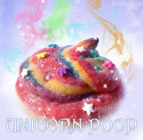 Because anything from a unicorn is magical, including poop.