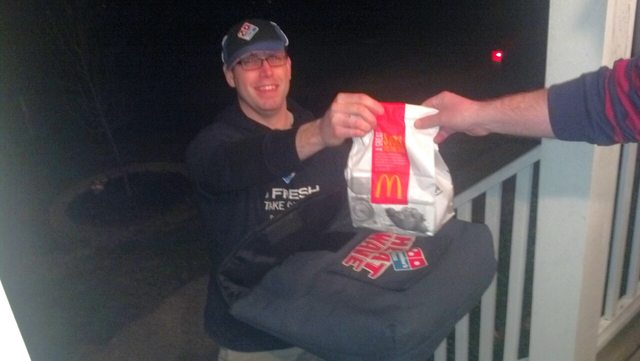 Because paying the Domino’s guy to deliver McDonald’s probably just cost you $100.