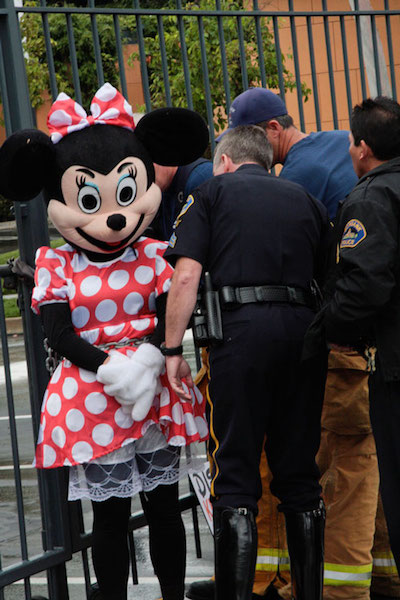 minnie mouse arrested