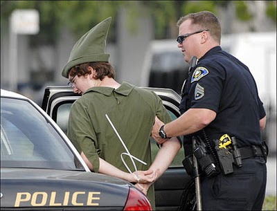 arrested costume - Police
