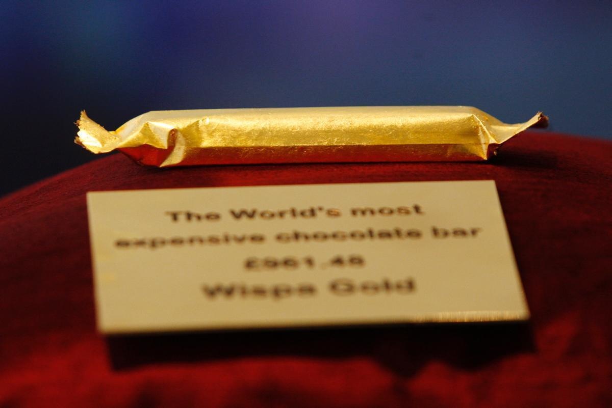 One of England's favorite chocolate bar, the Wispa was discontinued in 2003. Chocolate lovers begged Cadbury to bring it back which the company agreed. The recipe was kept the same but to commemorate its return, a limited edition was sold exclusively in jewelry stores with the treat wrapped in gold-paper.