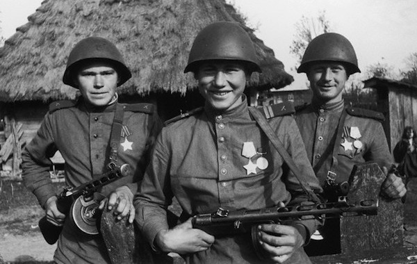 Every Russian soldier during World War II was given a ration of vodka per day (roughly a shot's worth — but many saved their rations for special battles).