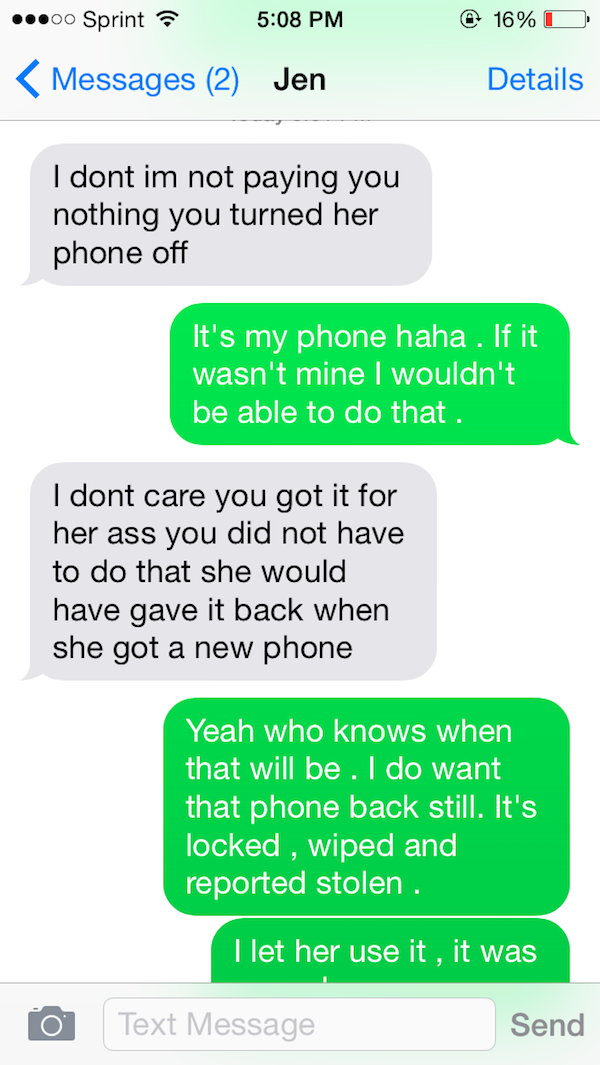 Guy’s Ex-Girlfriend Refuses To Return His Phone, Handles Her Accordingly