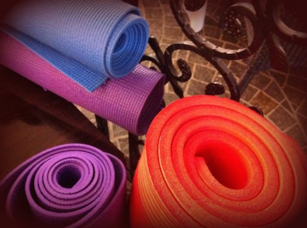Yoga mats are potential homes for ring worm and staph infections along with mountains od bacteria.