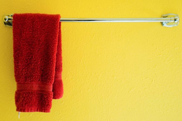 You may think that since you’re clean when you get out of the shower that your towels are clean too, but in fact you are scrubbing dead skin cells all over them. Wash them in the laundry at a high temperature.