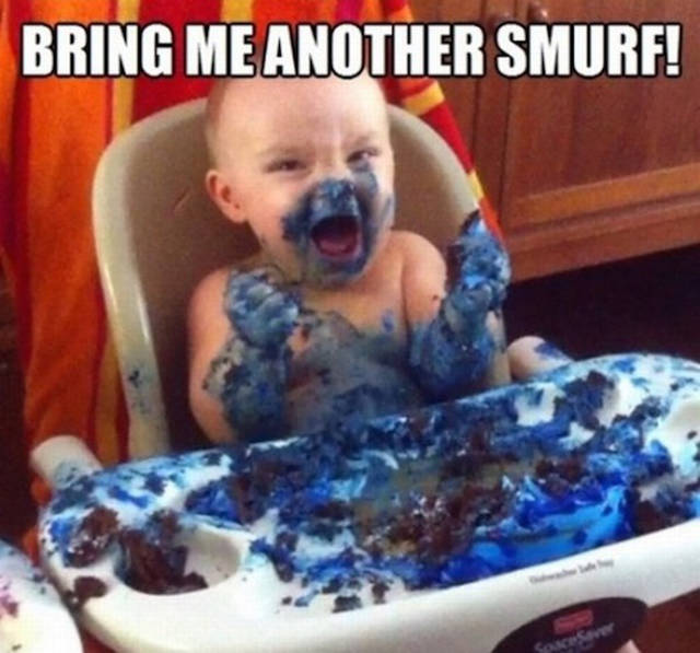 scary but cute - Bring Me Another Smurf!