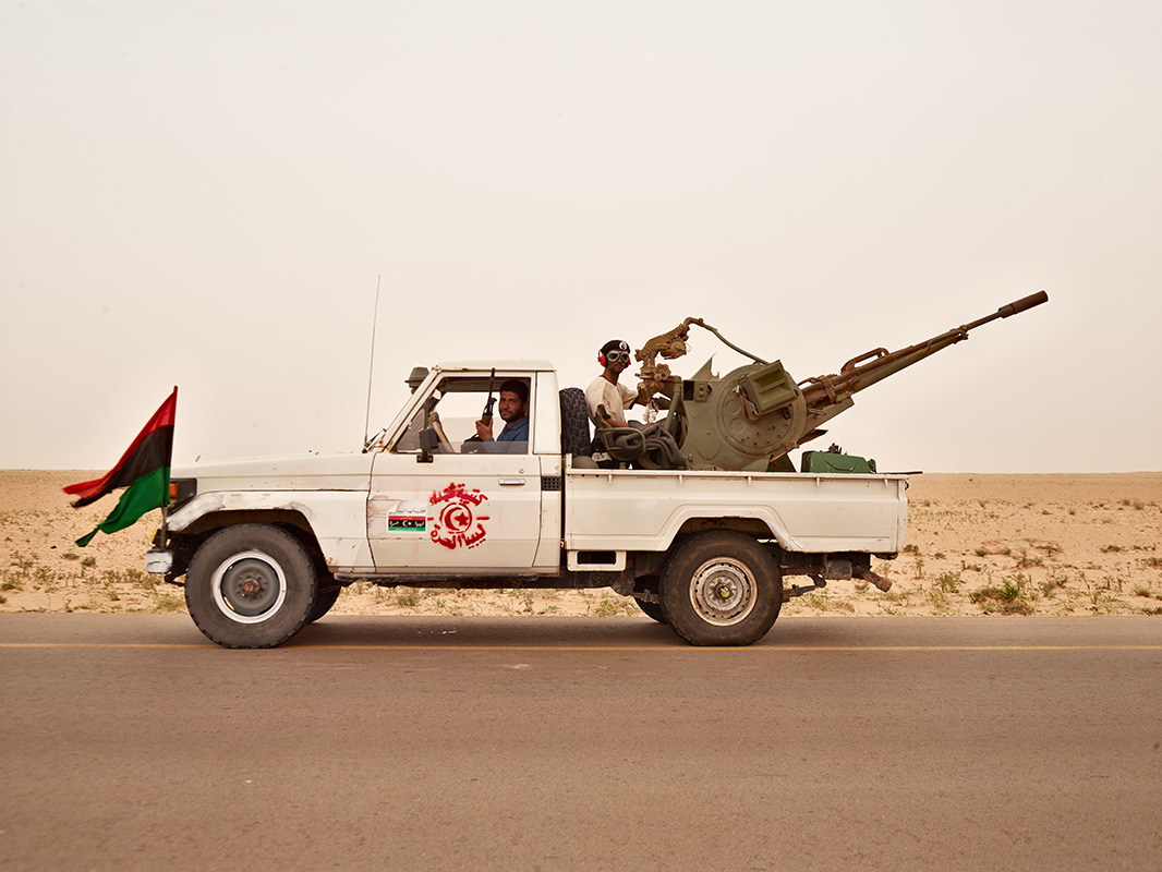 libyan battle trucks