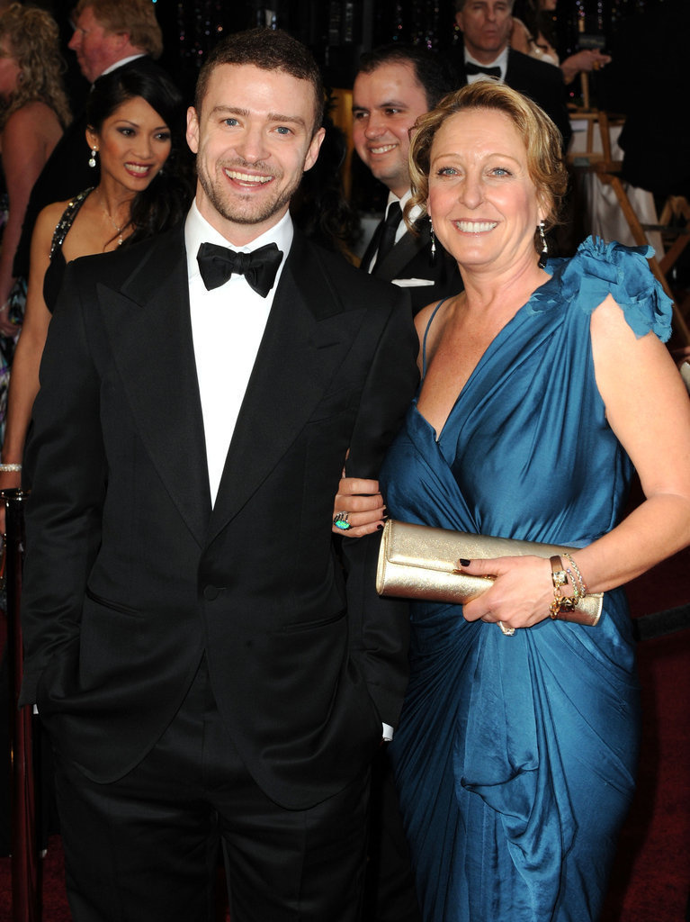 Justin Timberlake and his mom, Lynn Harless.