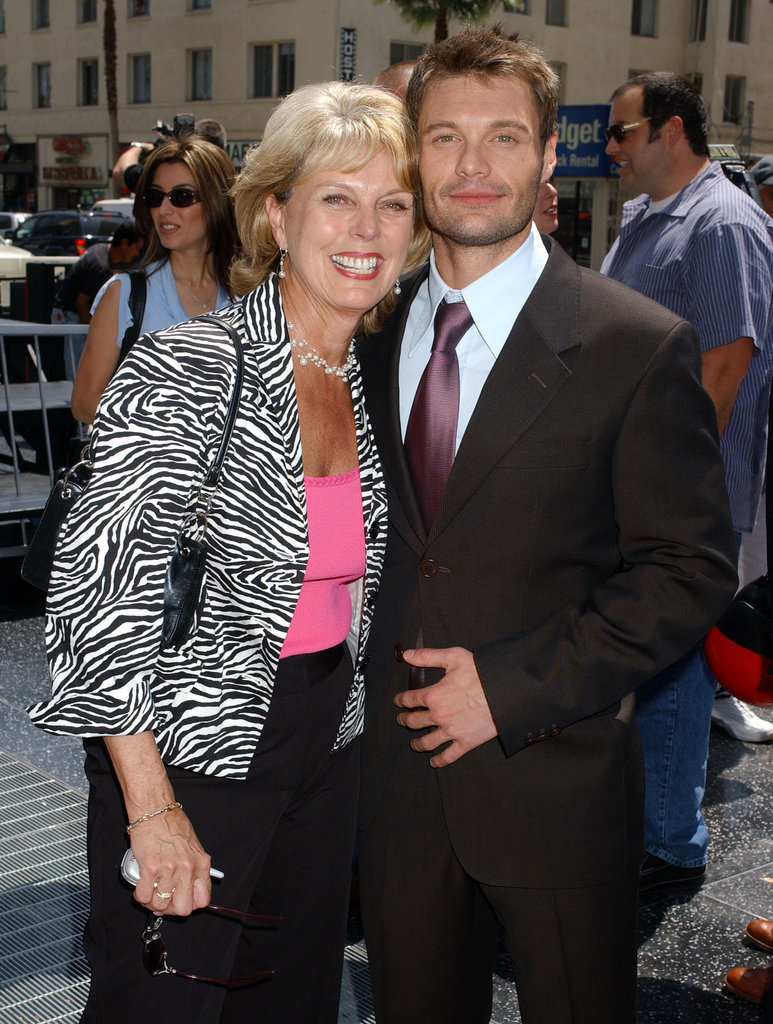 Ryan Seacrest and his mom Connie.