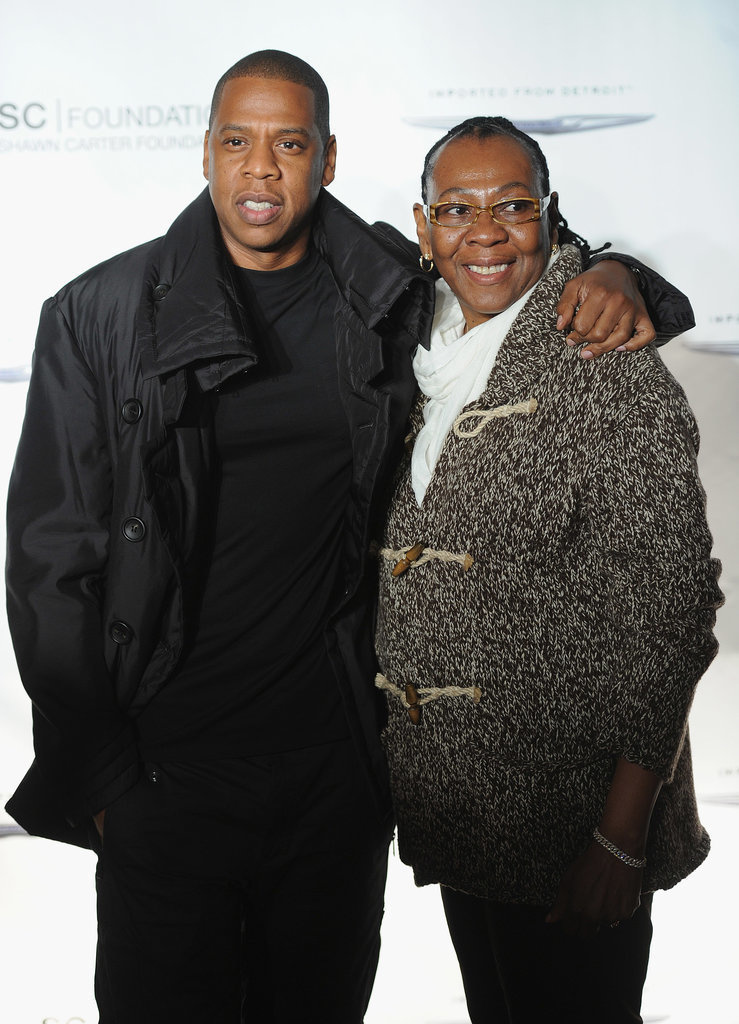 Jay Z and his mother, Gloria Carter.