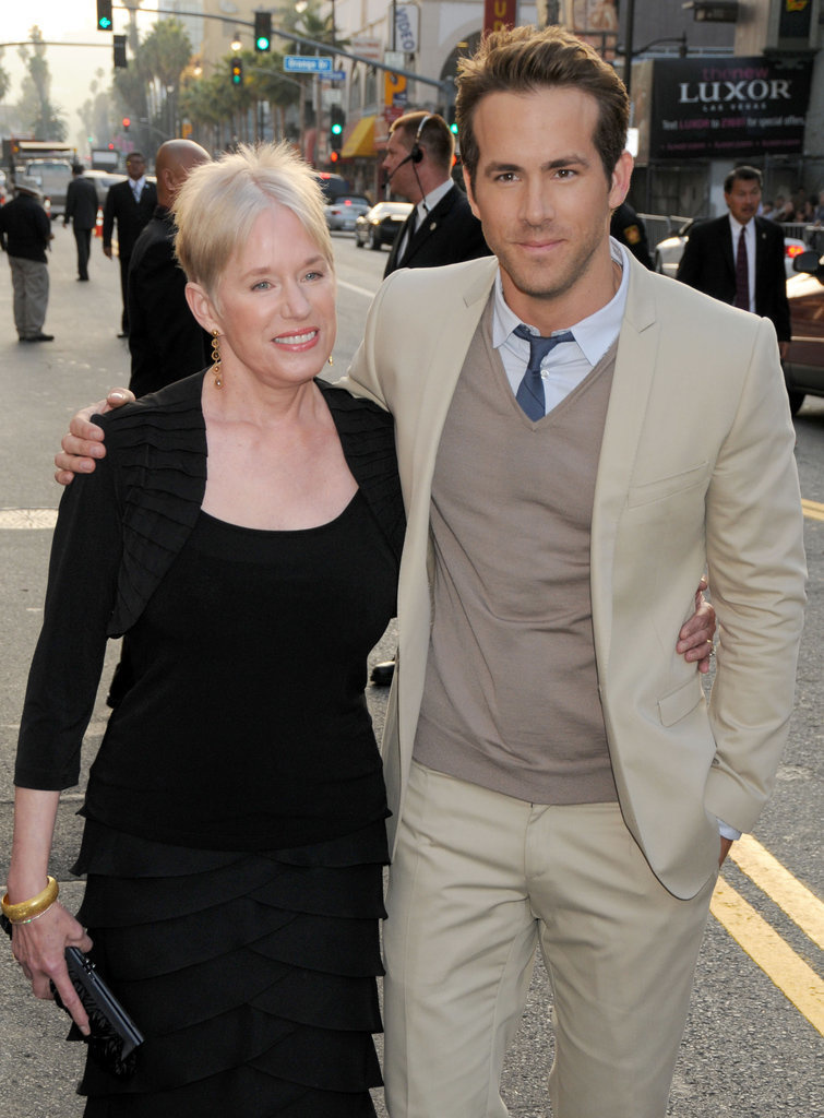 Ryan Reynolds and his mother Tammy.