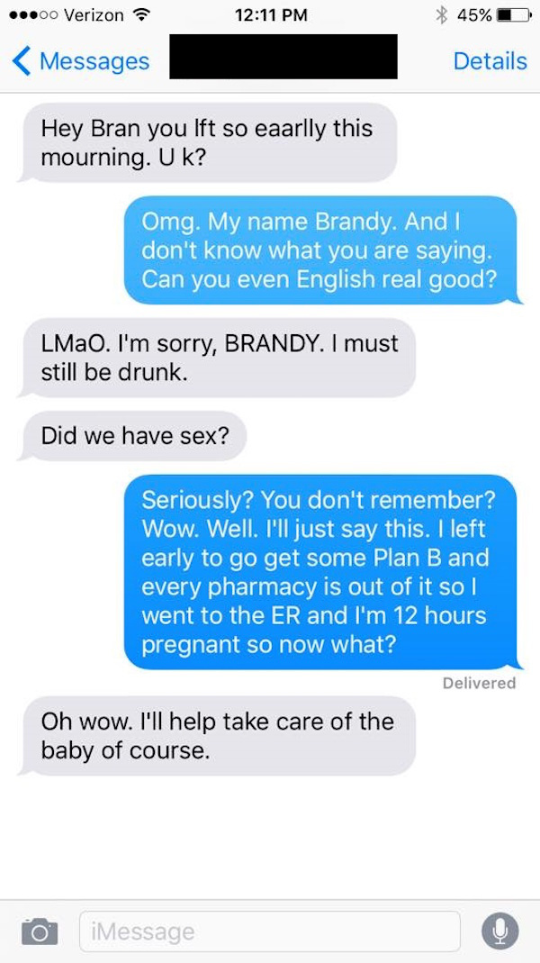 Girl handles wrong texts from random numbers like a pro