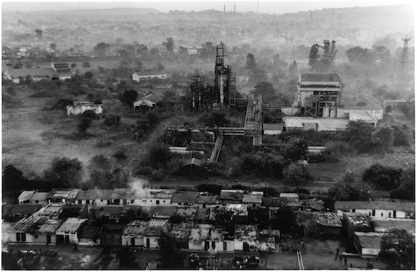 On December 2, 1984, an accident at the Union Carbide pesticide plant in Bhopal, India caused at least 30 tons of a highly toxic gas called methyl isocyanate, as well as several other poisonous gasses, to be released into the air. The gasses stayed low to the ground, causing sickness to those who lived in the densely populated area. Their eyes and throats burned, some experienced nausea, and many died. Estimates of deaths as a result of the accident vary from as few as 3,800 to as many as 16,000, but it is believed 15,000 people have been killed over the years. 

32 years later, the toxins remain. Many who were exposed to the gas have given birth to physically and mentally disabled children. The government has conceded the area is contaminated as there are still thousands of tons of hazardous waste buried underground. Survivors have been fighting to have the site cleaned up, but their efforts were stymied when Michigan-based Dow Chemical took over Union Carbide in 2001.