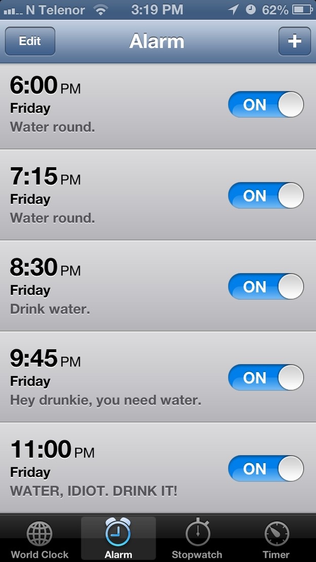 And this is how you prevent hangovers.
