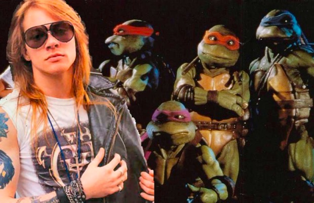 Axl Rose once postponed a Guns N’ Roses show because he was watching TMNT 2: Secret of the Ooze