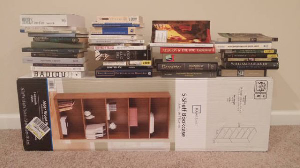 shelf - Time Cape 5Shelf Bookcase Religion Badiou Alder Wood am N