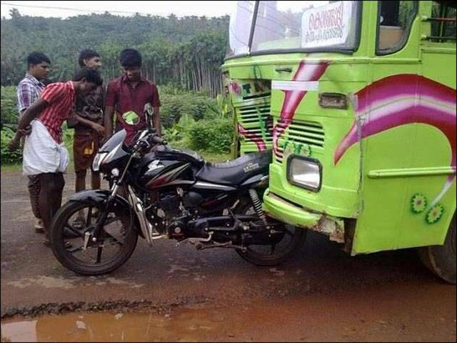 indian bike accident