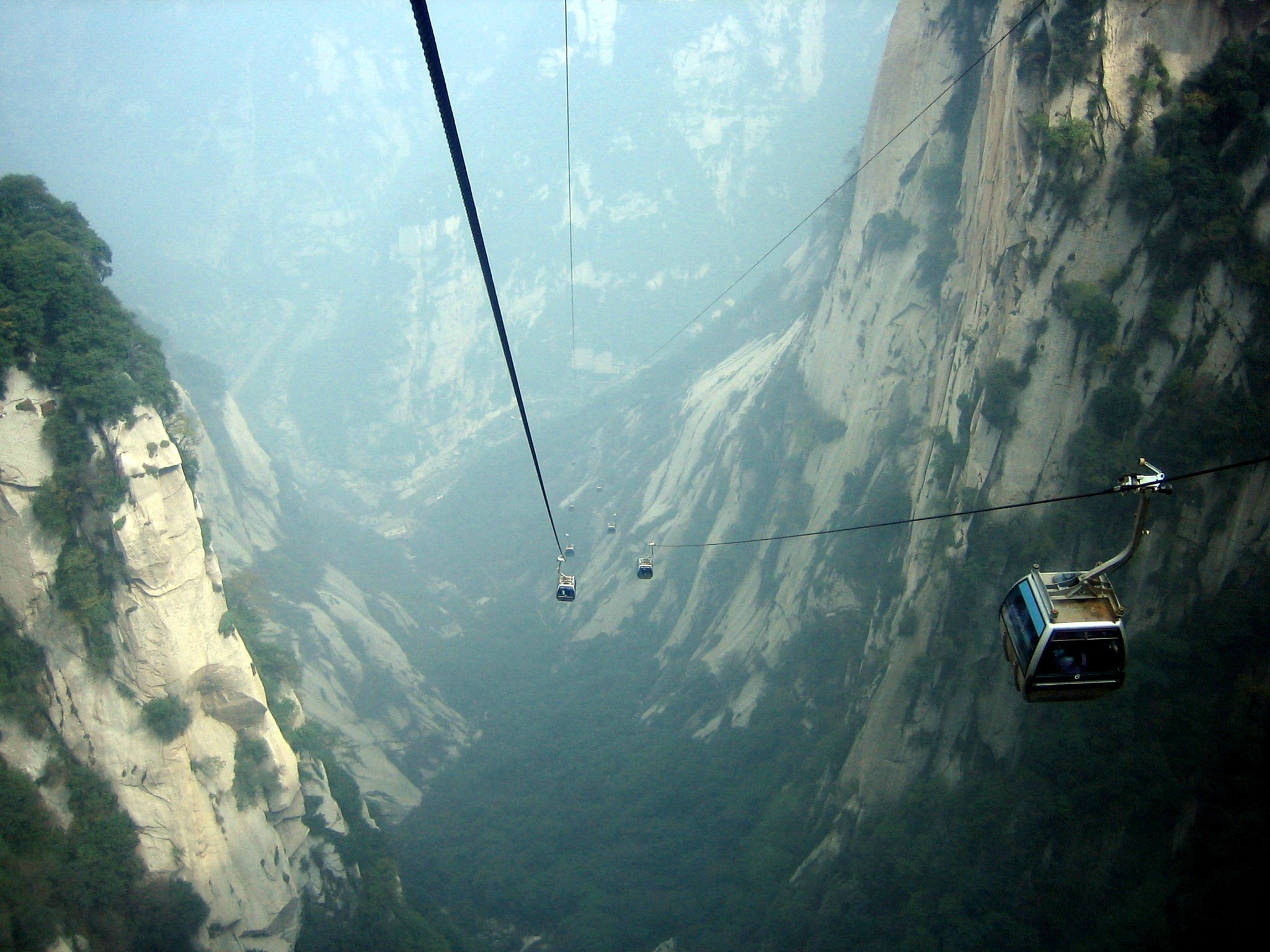 Mt. Huashan, China Cable Ride
