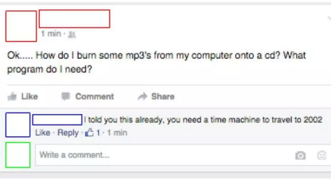 web page - Ok..... How do I burn some mp3's from my computer onto a cd? What program do I need? Comment I told you this already, you need a time machine to travel to 2002 11 min Write a comment...