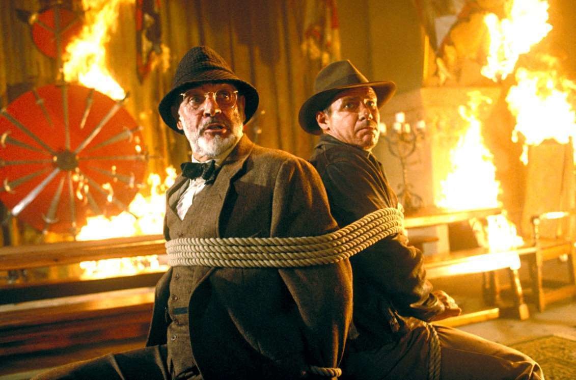 Sean Connery and Harrison Ford play father and son in the movie "Indiana Jones and the Last Crusade. However, in real life, they are only 12 years apart.