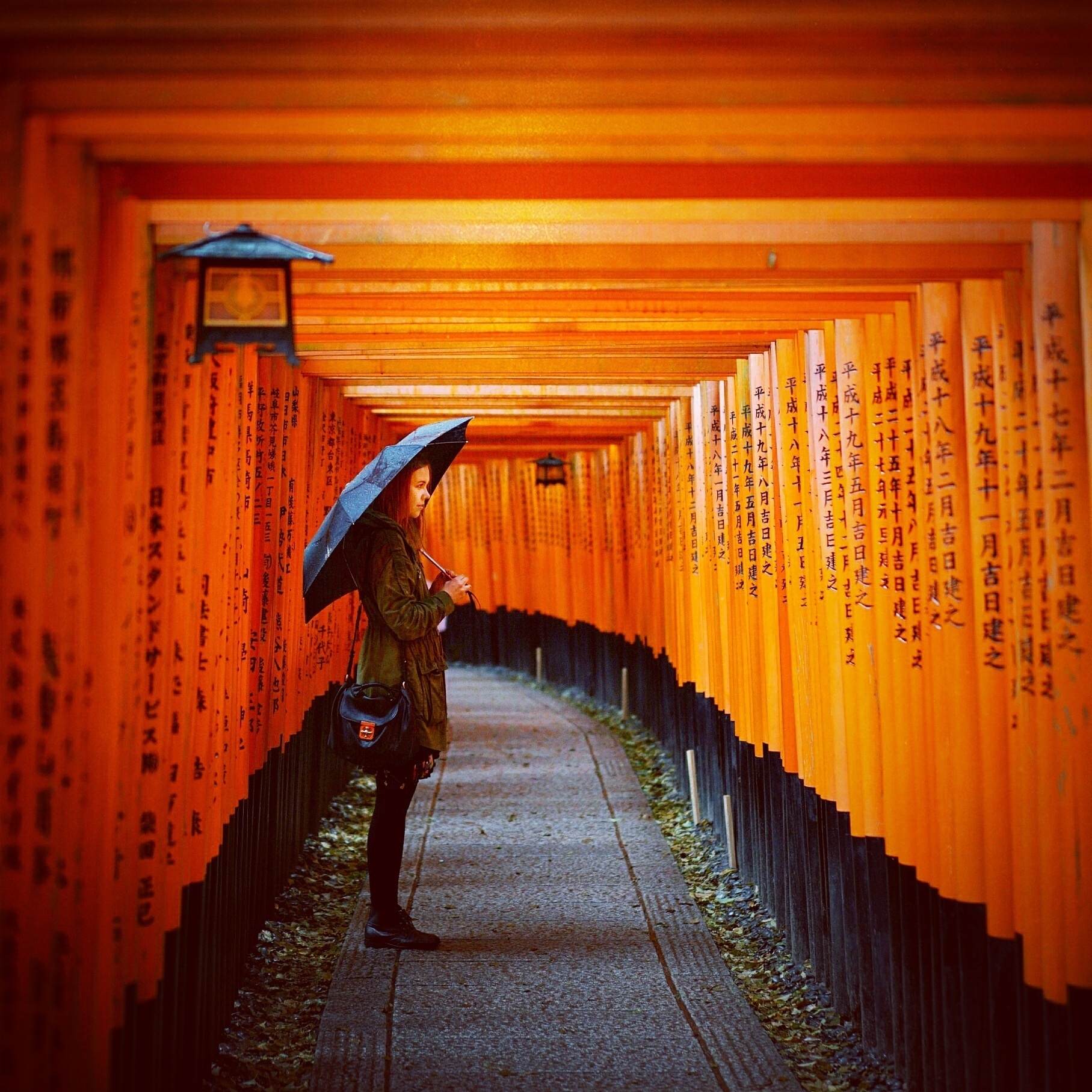 The iconic Fushimi Inari Shrine in Japan's cultural capital.