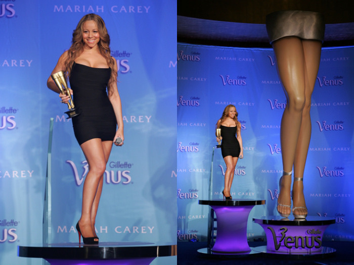 Mariah Carey's legs are insured for one billion dollars.