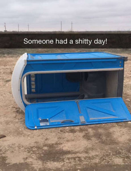 car - Someone had a shitty day!