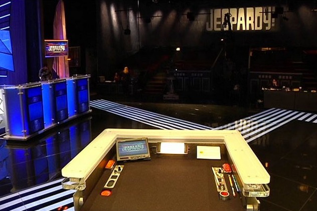 Alex Trebek’s viewpoint while hosting “Jeopardy”
