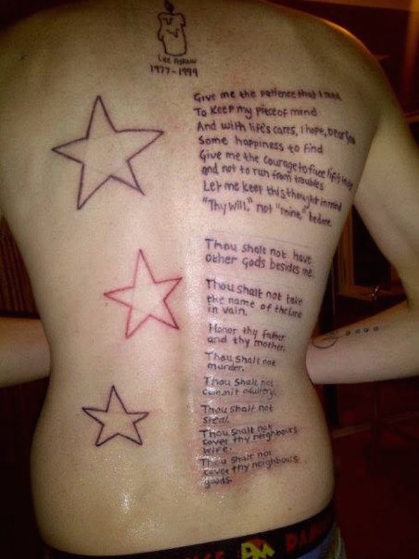 34 people with horrible tattoos