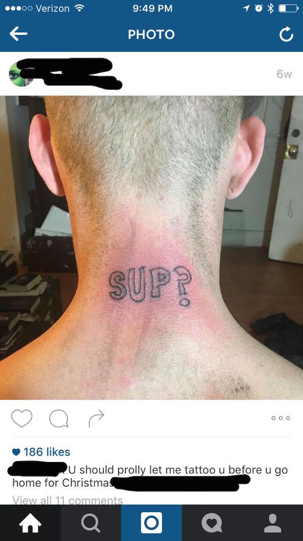 34 people with horrible tattoos