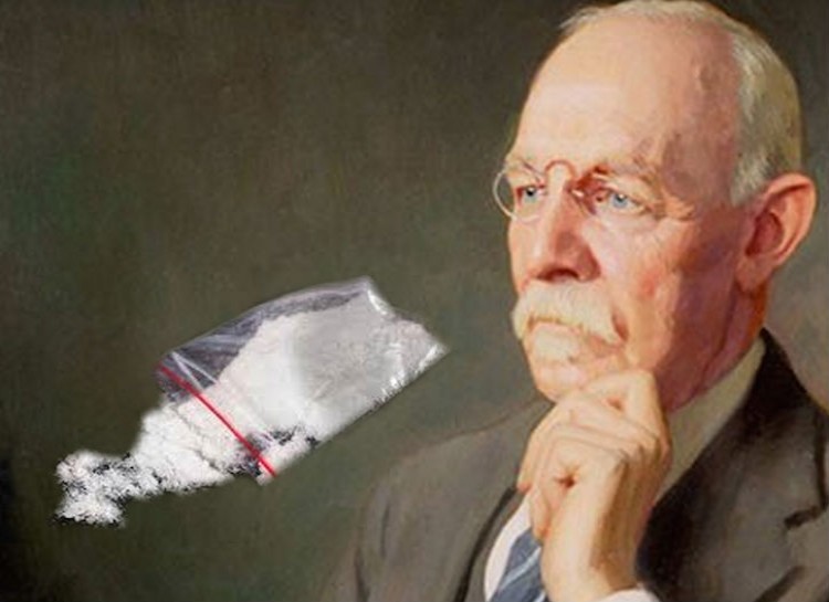 Dr. William Stewart Halsted: Cocaine. This pioneering doctor is credited with inventing the mastectomy, a procedure that’s now saved countless lives. Cocaine played a large part in his career: he sued it both as an anaesthetic for his patients and as a recreational drug for himself.