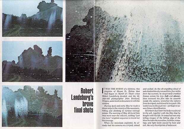 robert landsburg mt st helens - Robert Landsburg's brave final shots It Was The Event of this and a s the old cloud of cruption of Man S M that while they im.fr had ben 27. That's what from the expertly cranked Robert Landsburg din and the from a smetanah