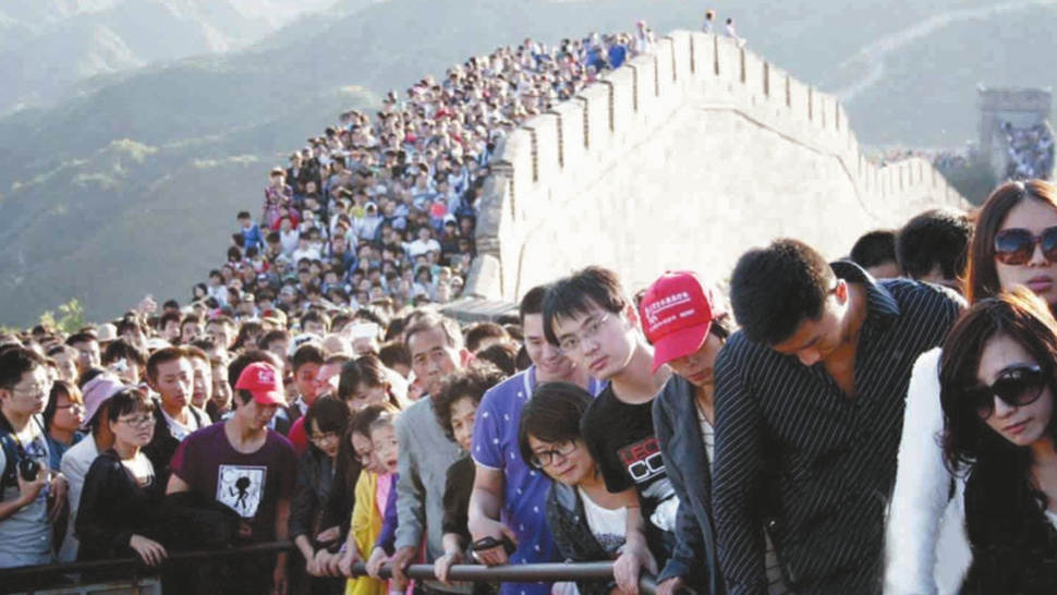 How walking parts of the Great Wall of China really is.