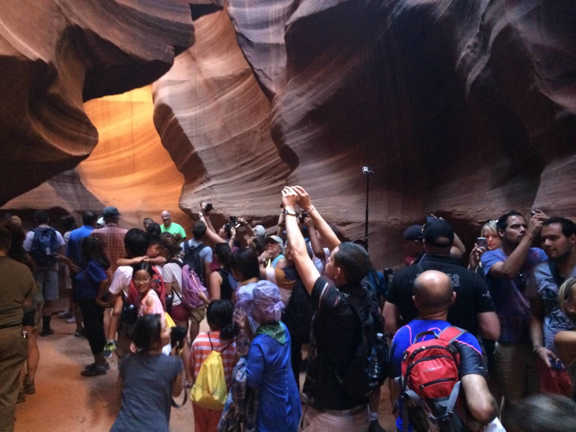 How exploring Antelope Canyon really is.