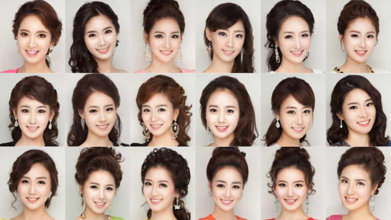 Plastic Surgery Blamed for Making All Miss Korea Contestants Look Alike