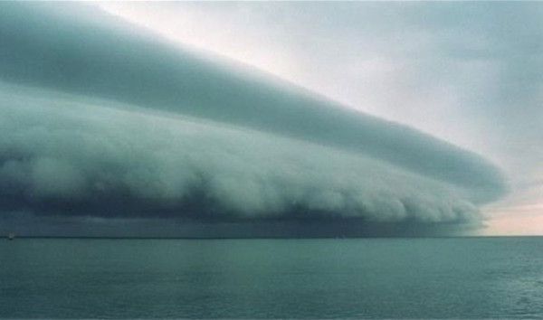 Hurricane Isaac.
This one gets retweeted thousands of times whenever there is a new hurricane threat. Meteorologist Josh Linker said of the ominous image, “It is a Photoshopped picture of a supercell thunderstorm.”