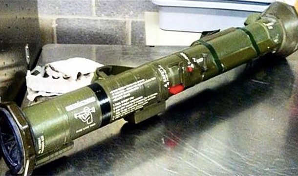 This used anti-tank weapon was confiscated at Arnold Palmer Regional Airport in Pennsylvania