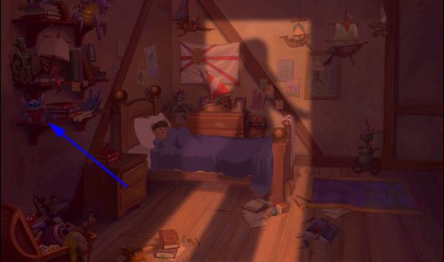 A Stitch doll appears in Treasure Planet.