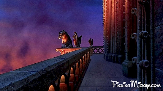 In The Hunchback of Notre Dame, one of the gargoyles on the tower looks an awful lot like Pumbaa from The Lion King.