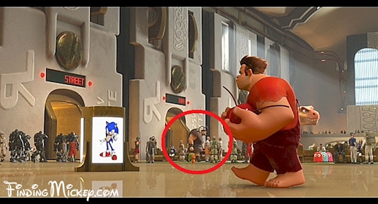 In Wreck-It Ralph, Vladimir from Tangled is seen stomping around in Game Central Station.