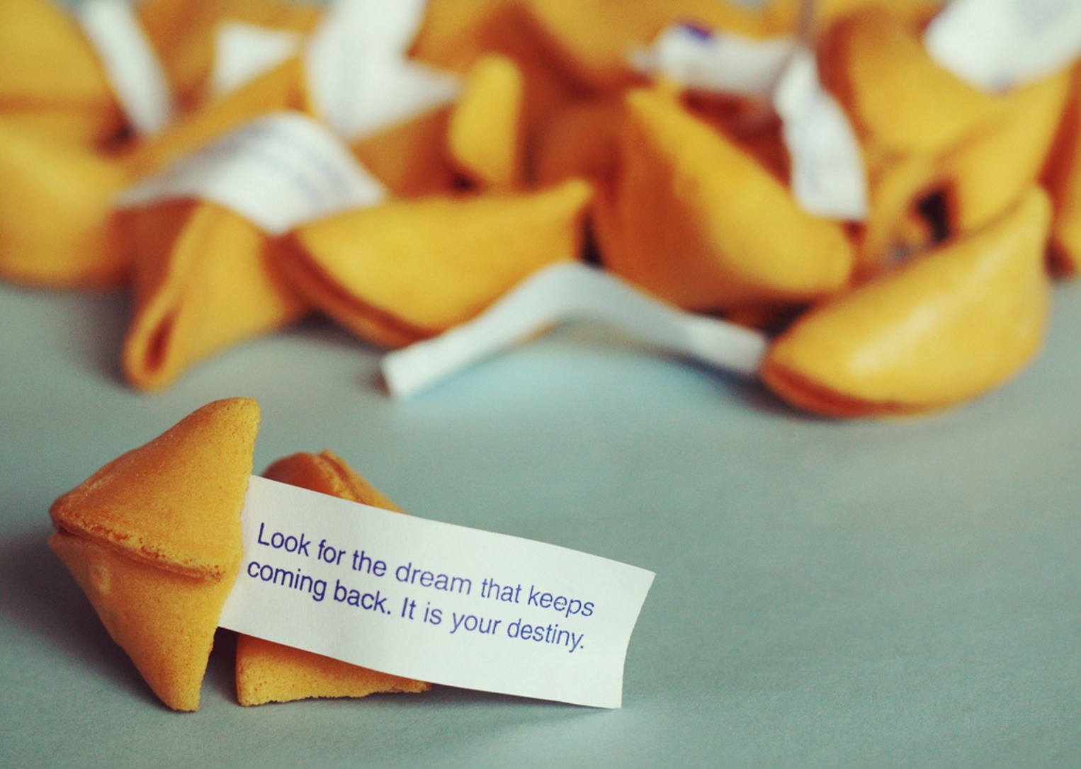 Fortune cookies are not a traditional Chinese custom -- they were actually invented in San Francisco.