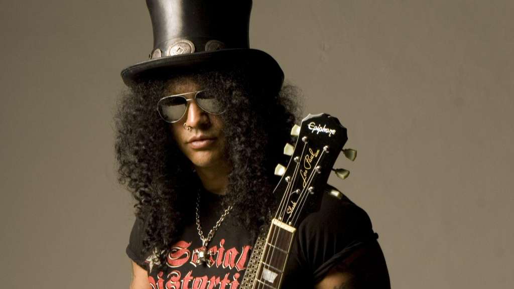 In 2010, Slash was attacked on stage while performing in Italy. The attacker tackled Slash down to his stage monitor before security took care of the situation.