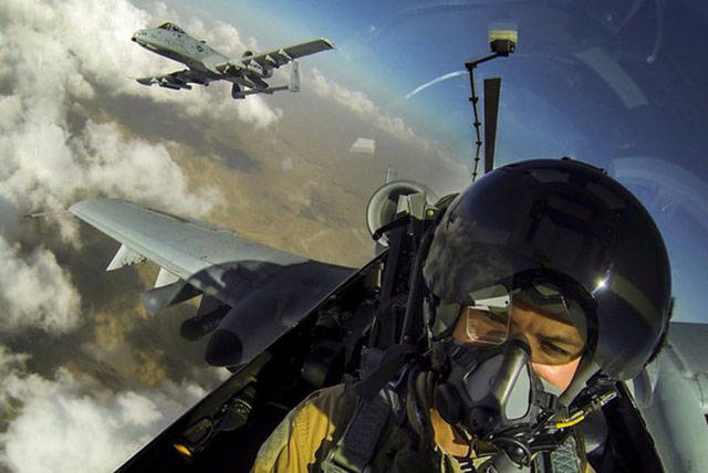 us fighter pilot selfie