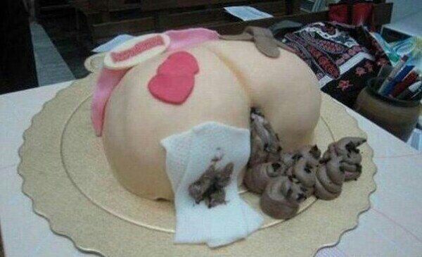 wtf ass cake