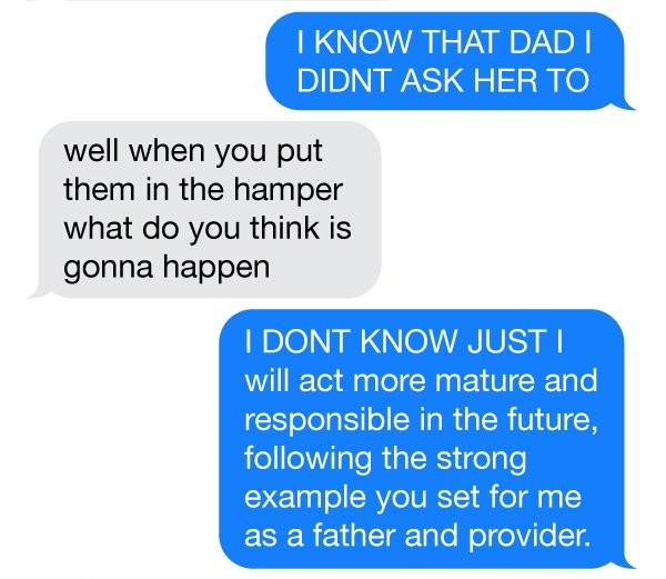 lyric prank on dad - I Know That Dadi Didnt Ask Her To well when you put them in the hamper what do you think is gonna happen I Dont Know Justi will act more mature and responsible in the future, ing the strong example you set for me as a father and provi