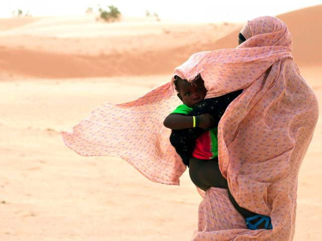 Nouakchott, Mauritania — The city was originally a small village of little importance until 1958, growing rapidly into one of the biggest cities in the Sahara. But overcrowding, droughts, and poverty have helped fill the city with slums.